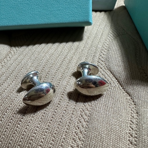 Tiffany & Co. Silver Cufflinks Rare - Picture 6 of 12
